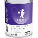 DeBeer HS Low Gloss/ Semi Gloss Clear Coat 1L